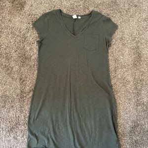 Gap medium green t-shirt dress
